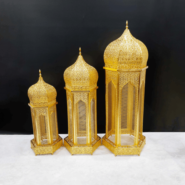 Hexagonal incense burner with lid