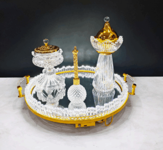Sparkling LED Incense Burner Set (6019)