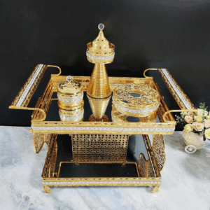 Rectangular Handle Coffee Table Incense Set (QBY-80262)