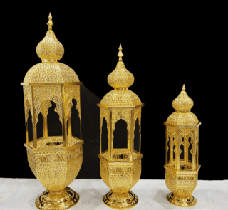 Round incense burner with lid